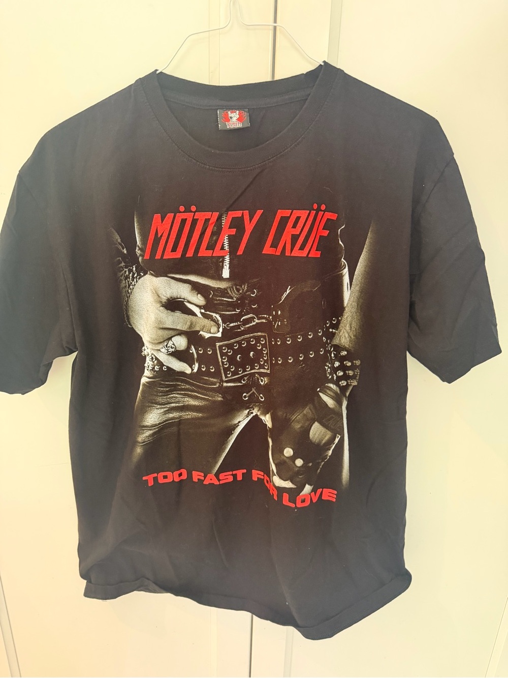 Black Graphic Tee - Too Fast For Love